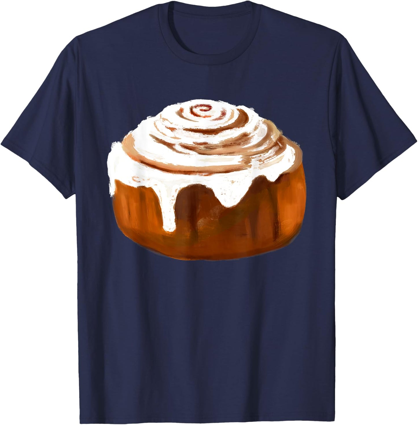 Cinnamon Roll Costume Halloween Bread Cosplay Food Costume T-Shirt - T-Shirt | Navy