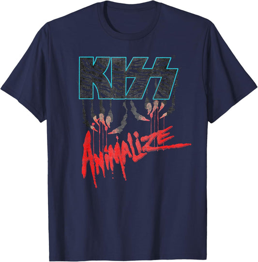 KISS - Animalize T-Shirt - T-Shirt | Navy
