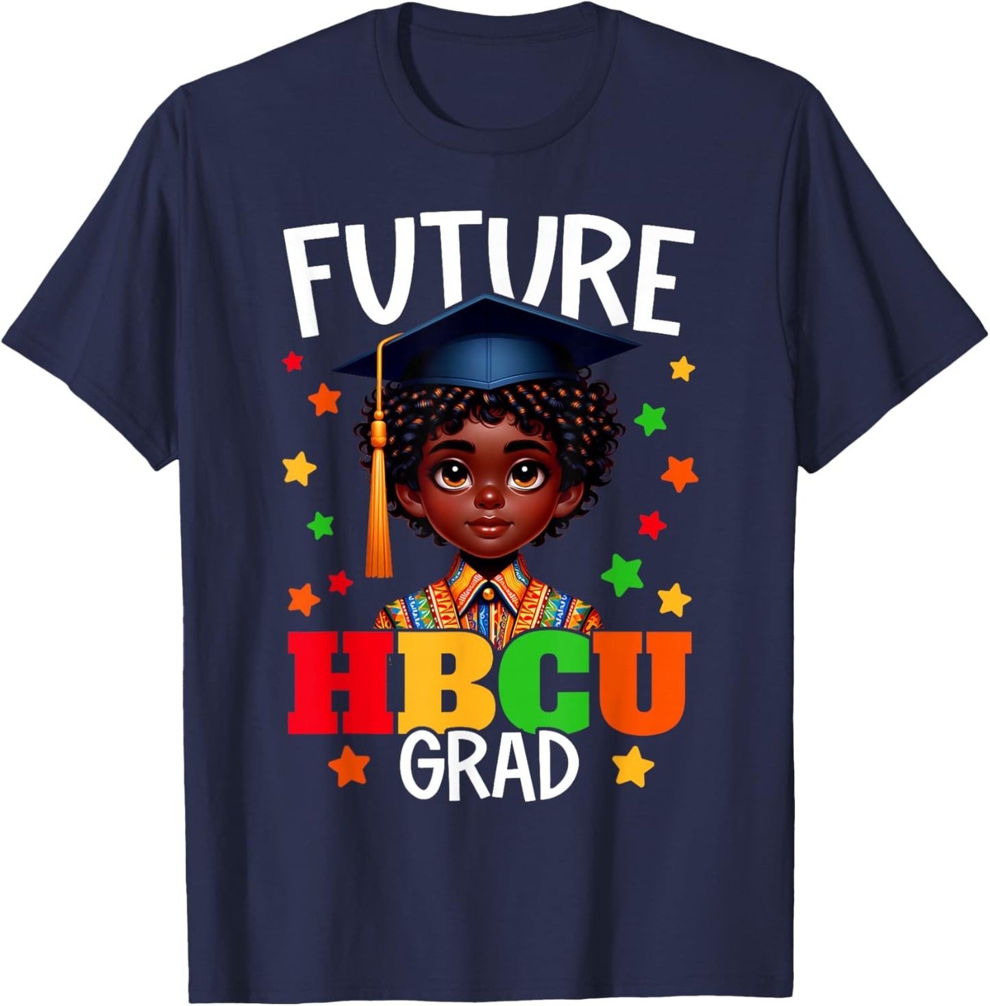 Future HBCU Grad Historically Black Colleges University Boy T-Shirt - T-Shirt | Navy