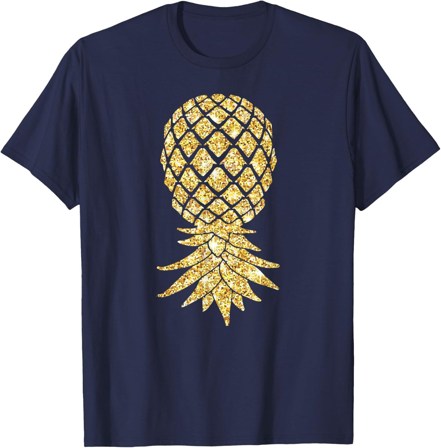 Swingers Upside Down Pineapple Image Swinger Party T-Shirt - T-Shirt | Navy