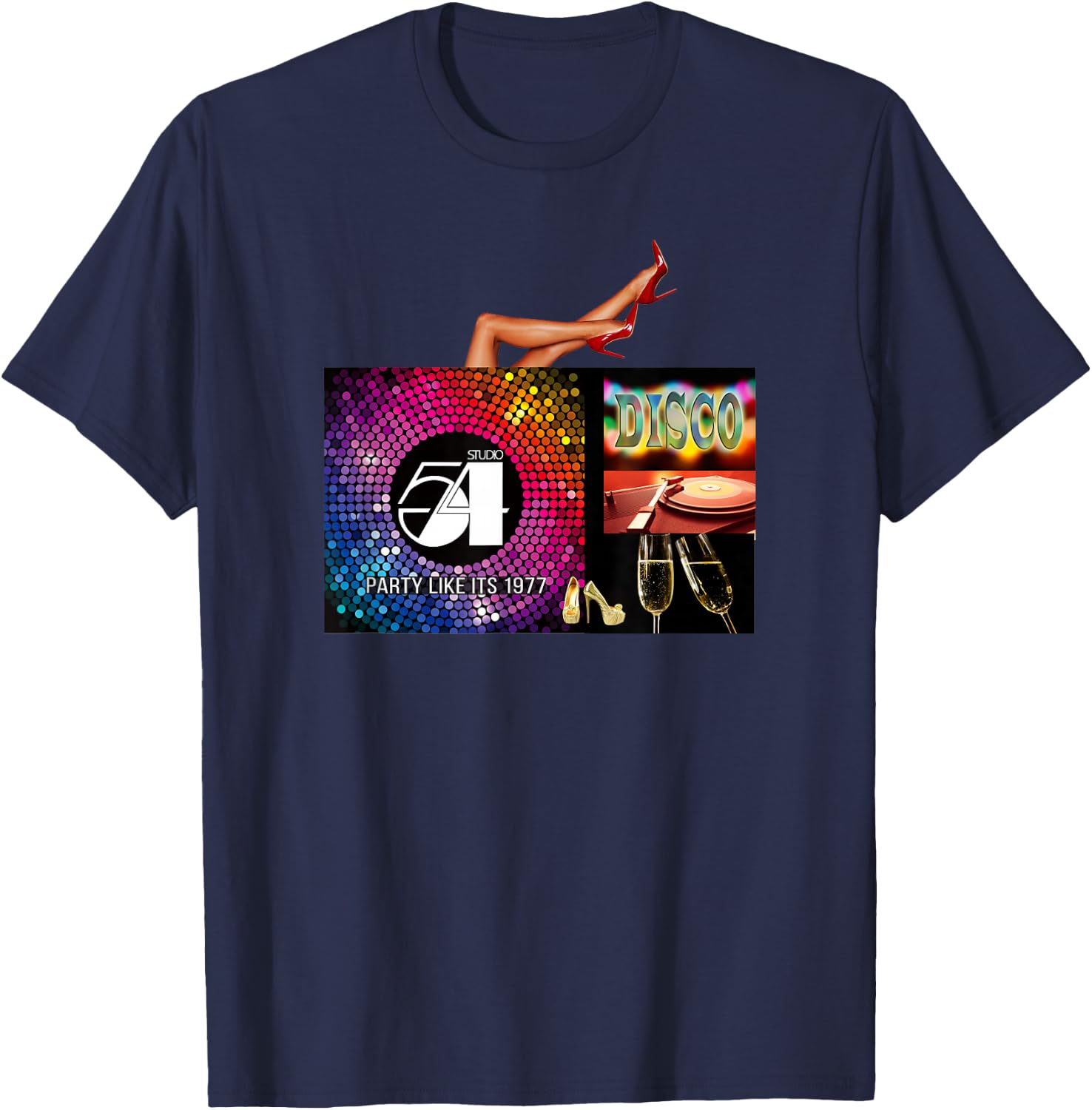 Studio 54_Disco_003 T-Shirt - T-Shirt | Navy