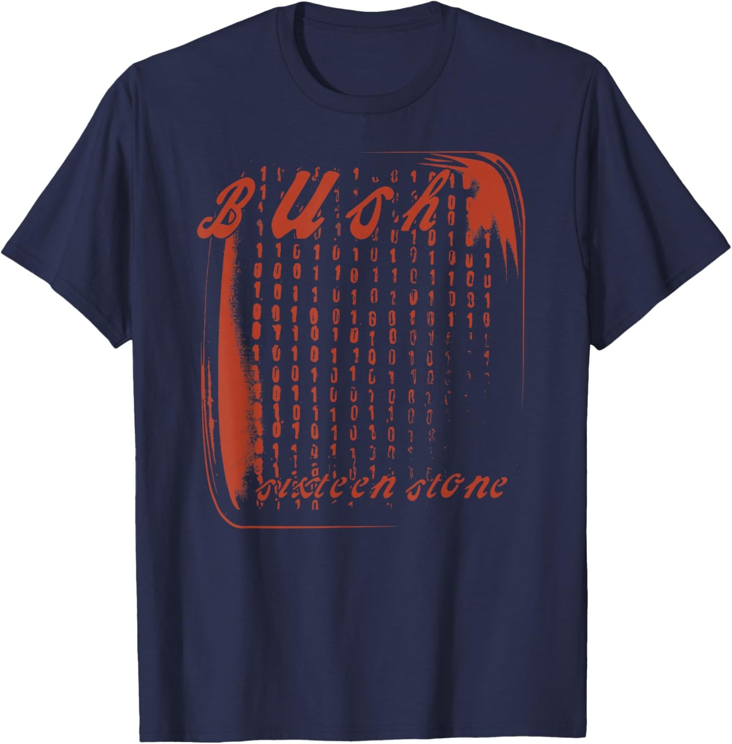 Bush – Logo On Black T-Shirt - T-Shirt | Navy