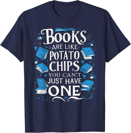 Bookworm Literature Book Saying Reading Writing Lover Quote T-Shirt - T-Shirt | Navy