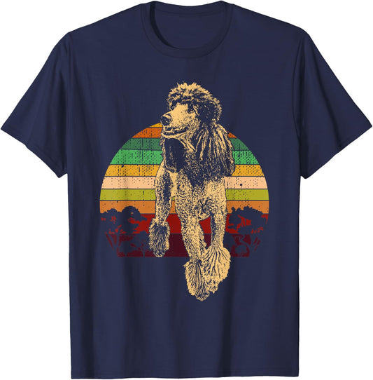 Poodle Standard Miniature & Toy Poodle Dog Women Kids T-Shirt - T-Shirt | Navy