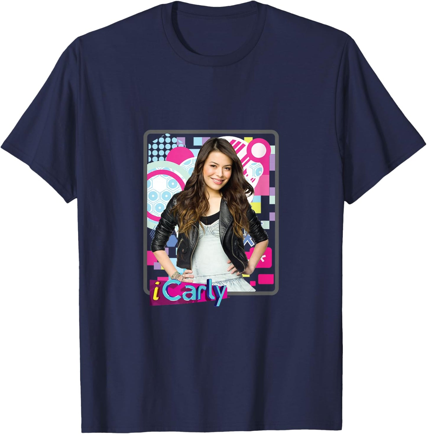 iCarly Nick Rewind Classic Featuring Carly in Leather T-Shirt - T-Shirt | Navy