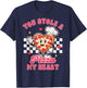 Pizza Lover Valentine’s Day You Stole A Pizza That My Heart T-Shirt - T-Shirt | Navy