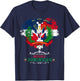 Coat of Arms Republica Dominicana For Kids & Dominican Flag T-Shirt - T-Shirt | Navy