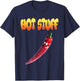 Hot Stuff Silly Cayenne Pepper T-Shirt - T-Shirt | Navy
