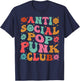 Anti Social Pop Punk Club T-Shirt - T-Shirt | Navy