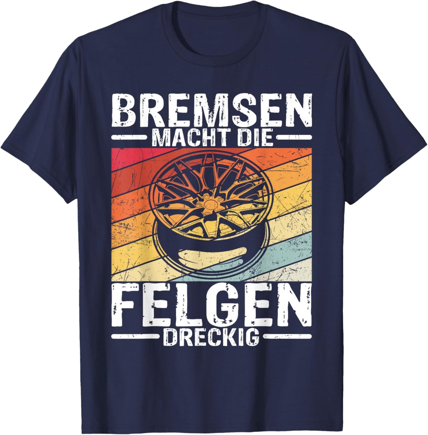Auto Autosport Bremsen Tuning Fan KFZ Motorsport Geschenk T-Shirt - T-Shirt | Navy