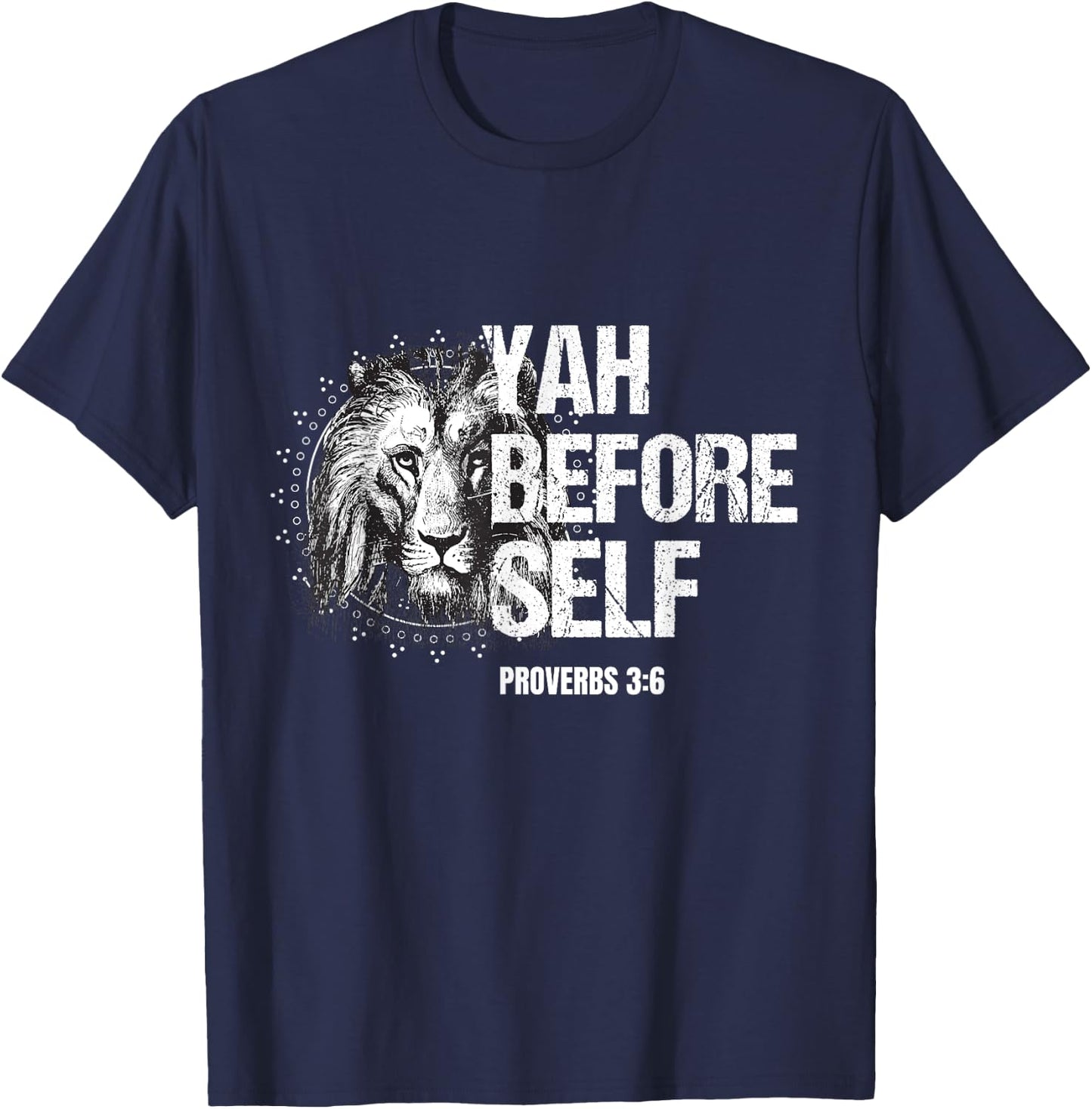 Hebrew Israelite Yahudah Tribe Judah Yah Before Self T-Shirt - T-Shirt | Navy