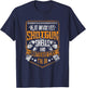 Shotgun Shells and Shattered Clay Funny Trap Skeet Shooting T-Shirt - T-Shirt | Navy