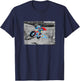 Disney The Muppets Gonzo Motorcycle Ride Big Chest Poster T-Shirt - T-Shirt | Navy