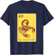 El Alacran Funny Spanish-Mexican Bingo Cards El Alacran T-Shirt - T-Shirt | Navy