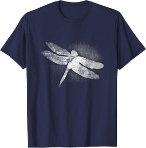 Dragonfly On Screen T-Shirt - T-Shirt | Navy