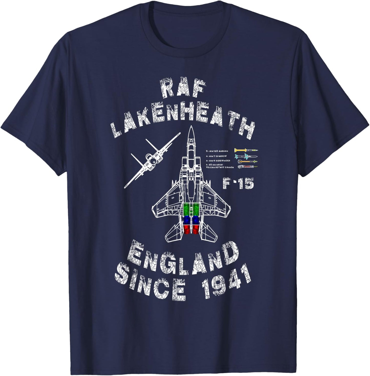 RAF Lakenheath T-Shirt - T-Shirt | Navy