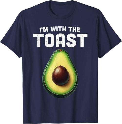 Im With Toast Shirt Avocado Matching Funny Halloween Costume