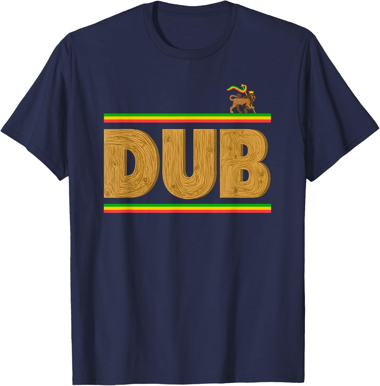 Wooden Dub Reggae for Children and Adults T-Shirt - T-Shirt | Navy