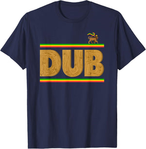 Wooden Dub Reggae for Children and Adults T-Shirt - T-Shirt | Navy