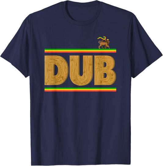 Wooden Dub Reggae for Children and Adults T-Shirt - T-Shirt | Navy