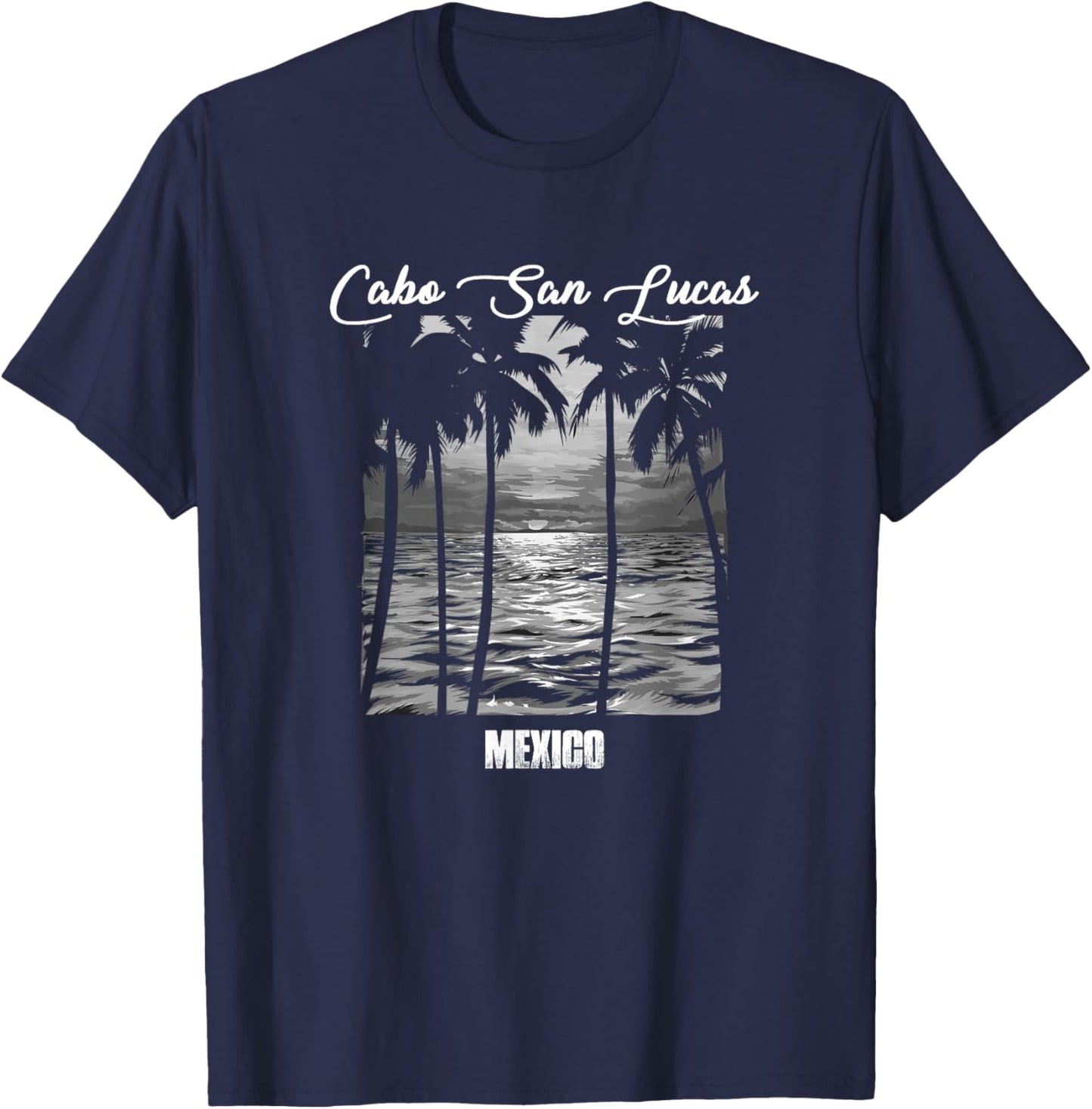 Cabo San Lucas Souvenir - Mexico Reminder T-Shirt - T-Shirt | Navy