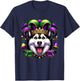 Siberian Husky Dog Breed Costume Outfit Women Men Mardi Gras T-Shirt - T-Shirt | Navy