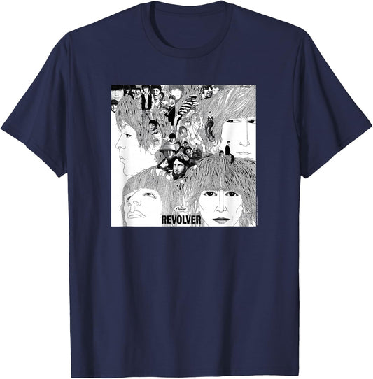 The Beatles Revolver T-Shirt - T-Shirt | Navy