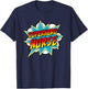 Superhero Nurse | Nurse Superpower Retro Comic T-Shirt - T-Shirt | Navy