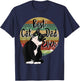 Best Cat Dad Ever Tuxedo Father's Day Gift Funny Retro Shirt Women T-Shirt - T-Shirt | Navy