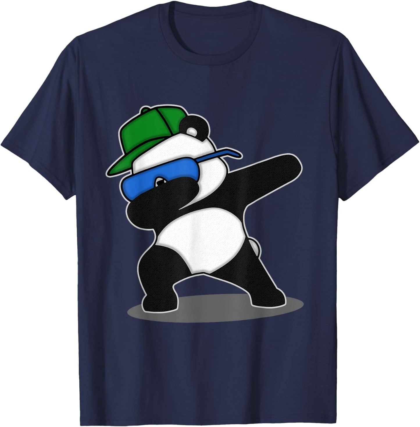 Cool Dabbing Panda - Cute Bear Lovers - Great Dab Dance Gift T-Shirt - T-Shirt | Navy