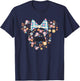 Disney Minnie Mouse Disney Mama Icon Flowers Mother's Day T-Shirt - T-Shirt | Navy