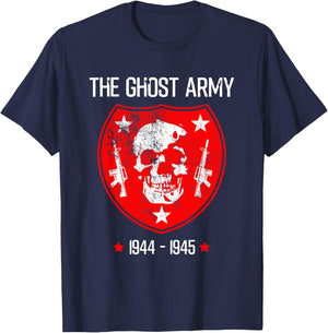 WWII Vintage Ghost Army World War 2 Allied Unit T-Shirt - T-Shirt | Navy