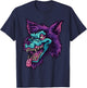 Werewolf Face Gifts for Lovers Wolf or Wolves T-Shirt - T-Shirt | Navy