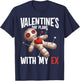 Plan With My Ex Funny Voodoo Doll Valentine Curse T-Shirt - T-Shirt | Navy