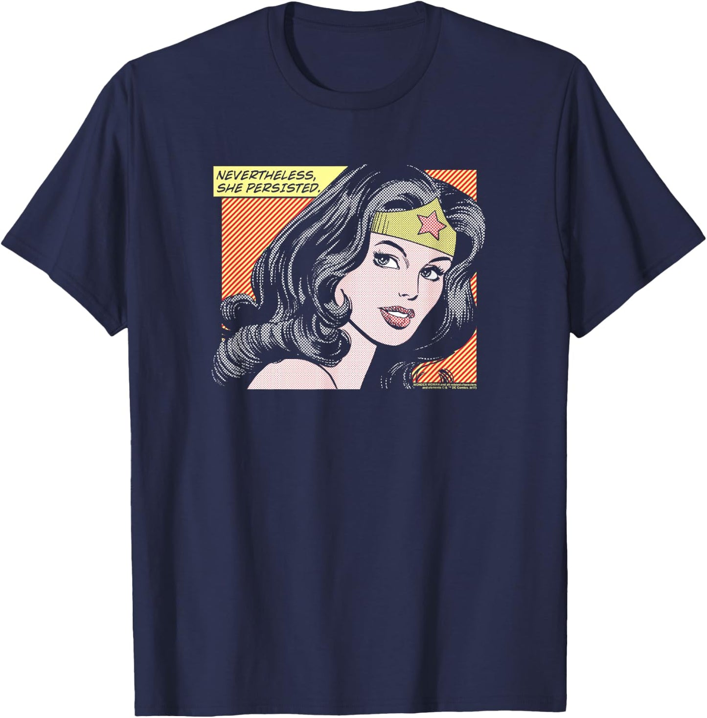 Wonder Woman She Persisted T-Shirt - T-Shirt | Navy