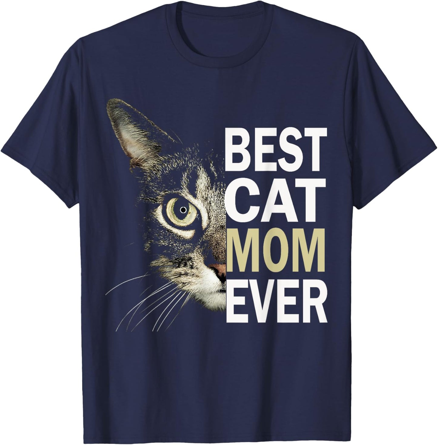 Cat mom, best cat mom, best cat mom ever, cat mom t shirt Women Kids T-Shirt - T-Shirt | Navy