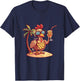 Cute Turkey On Vacation Summer Party Women Kids T-Shirt - T-Shirt | Navy