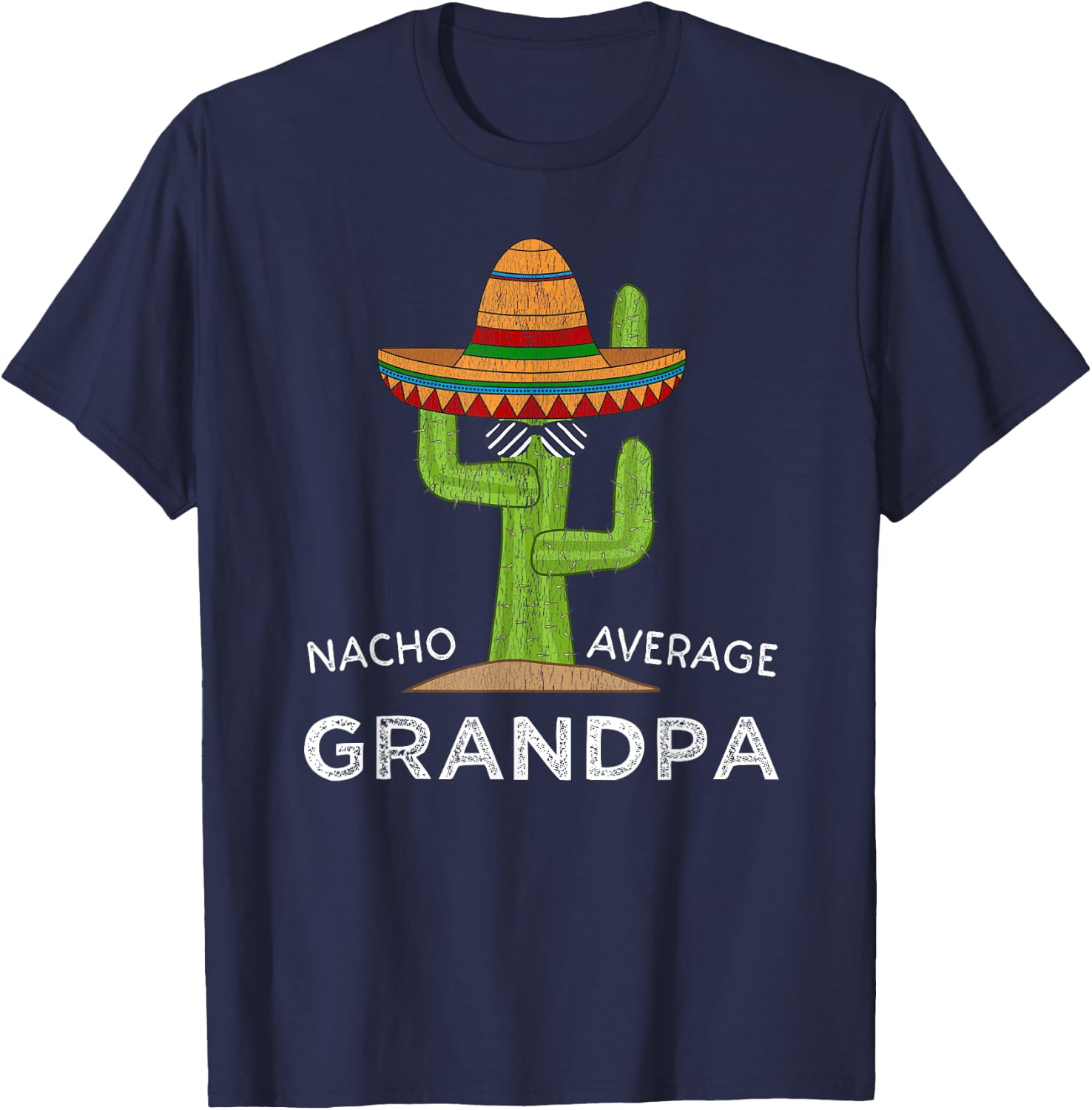 Fun Hilarious Grandpa Joke Humor | Funny Saying Grandpa T-Shirt - T-Shirt | Navy