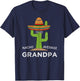 Fun Hilarious Grandpa Joke Humor | Funny Saying Grandpa T-Shirt - T-Shirt | Navy