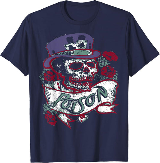 Poison - Greatest Hits T-Shirt - T-Shirt | Navy