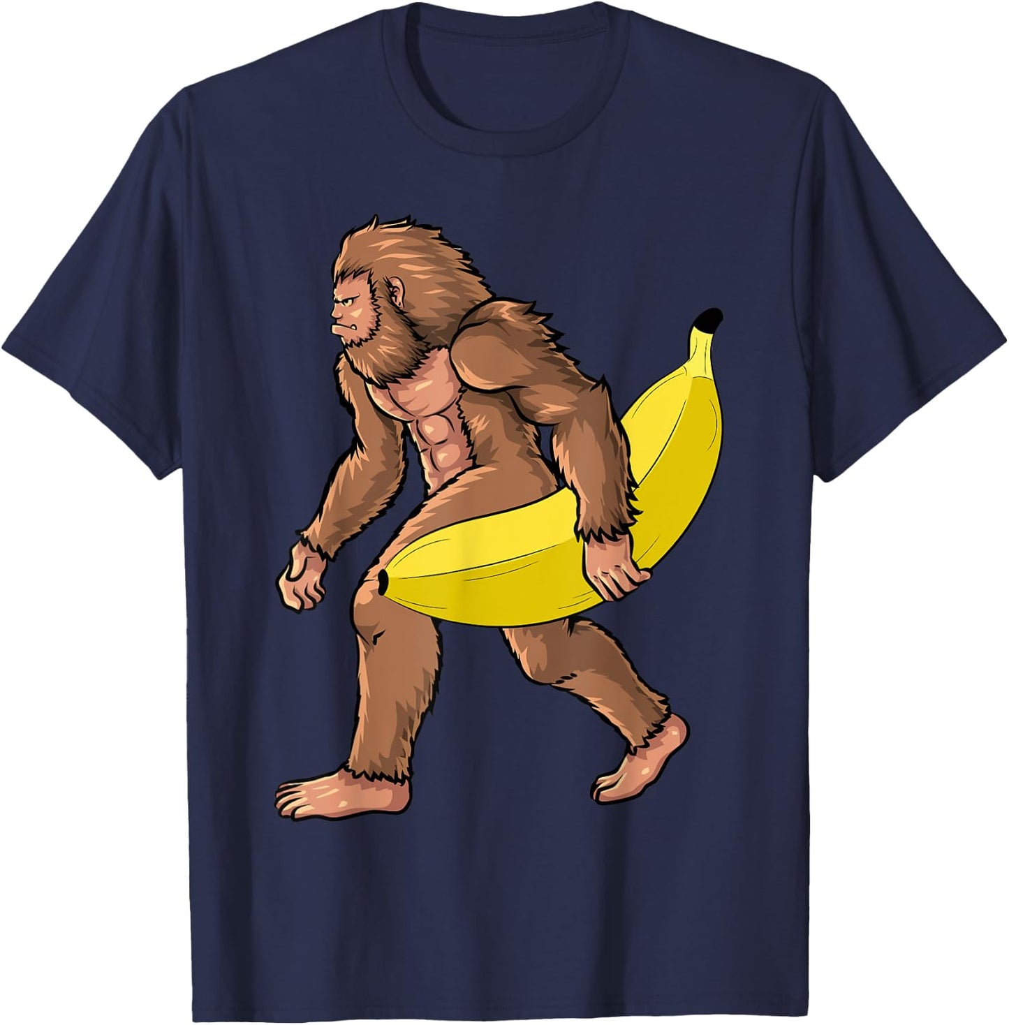 Bigfoot Banana Kids Men Apparel, Youth Big Foot Sasquatch T-Shirt - T-Shirt | Navy