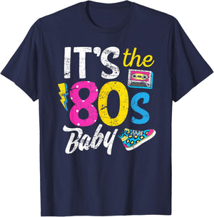 I Love The 80s Shirt 80s Clothes and Men T-Shirt - T-Shirt | Navy