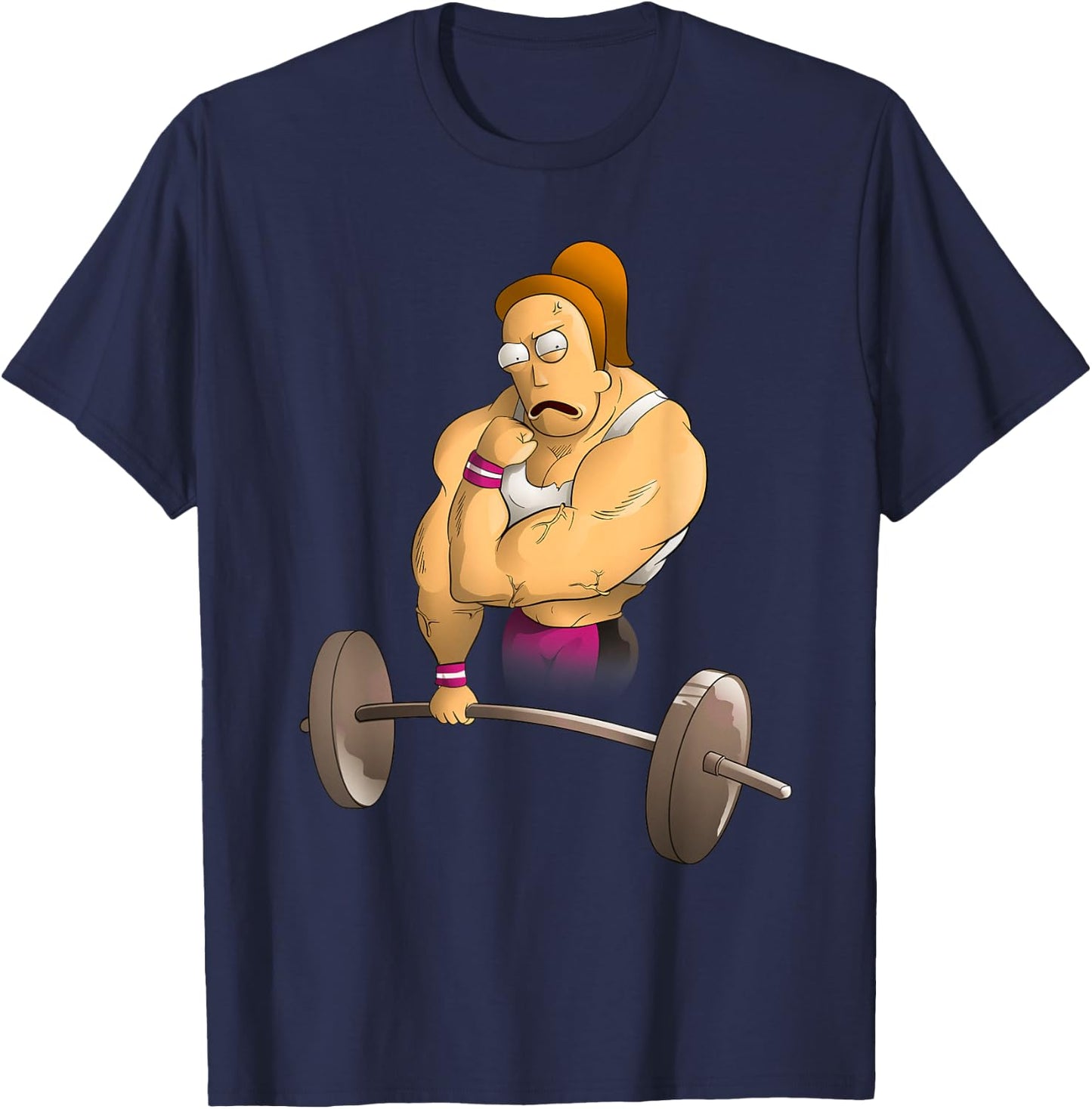 Mademark x Rick and Morty - Rick and Morty Shirt Summer's Gym T-Shirt - T-Shirt | Navy