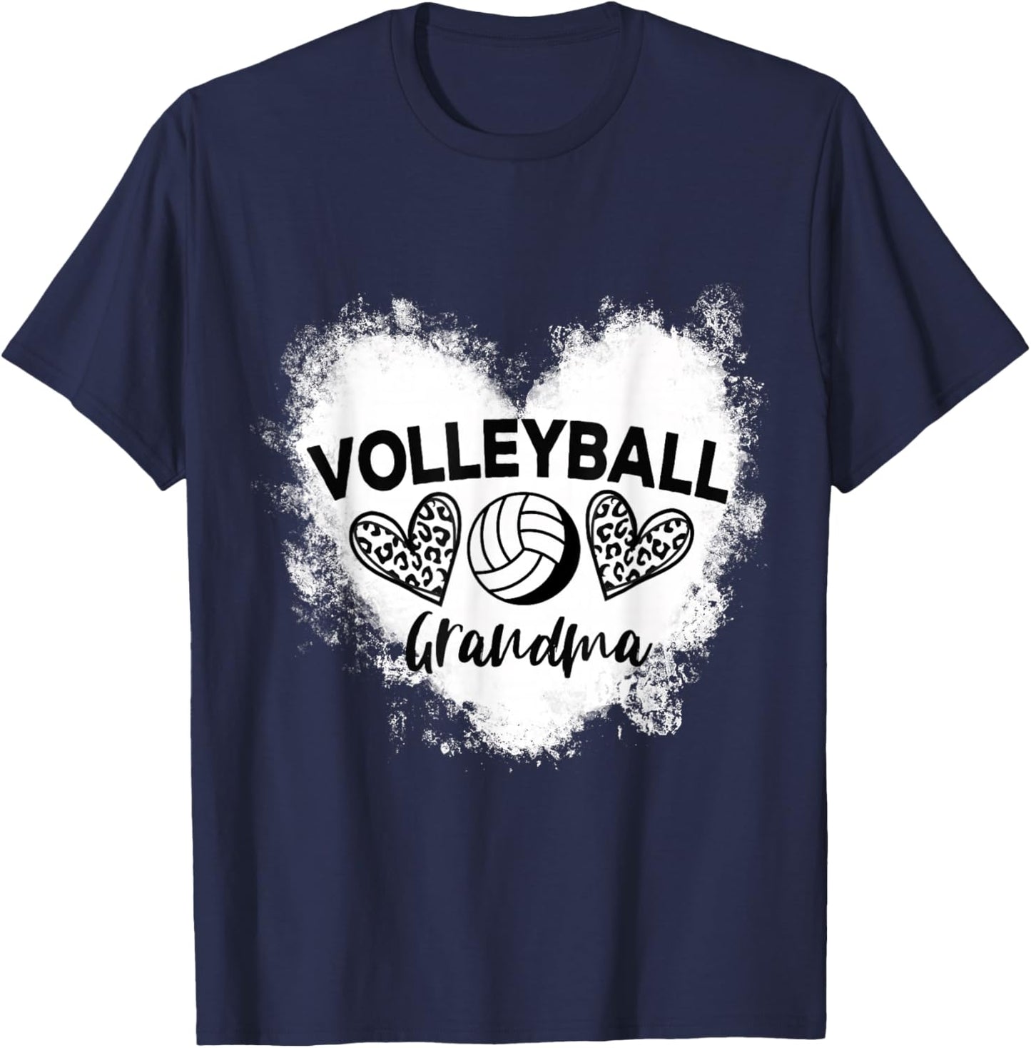 Funny Volleyball Grandma Ball Grandma Volleyball Player T-Shirt - T-Shirt | Navy