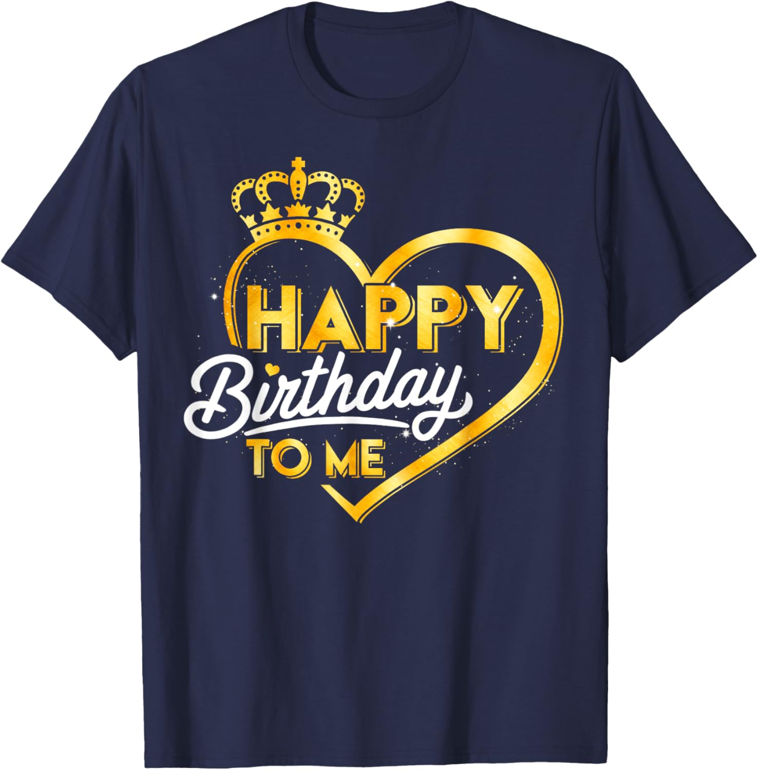 Happy Birthday To Me Queen African Birthday American Afro T-Shirt - T-Shirt | Navy