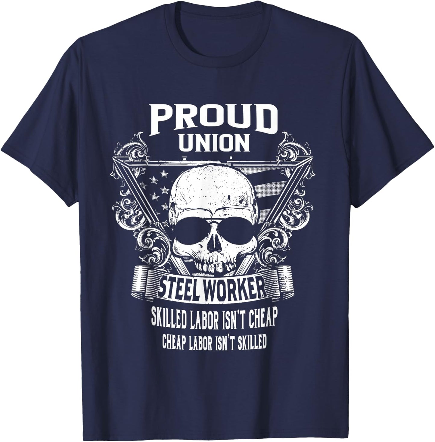 Union Steel Worker Shirts T-Shirt - T-Shirt | Navy