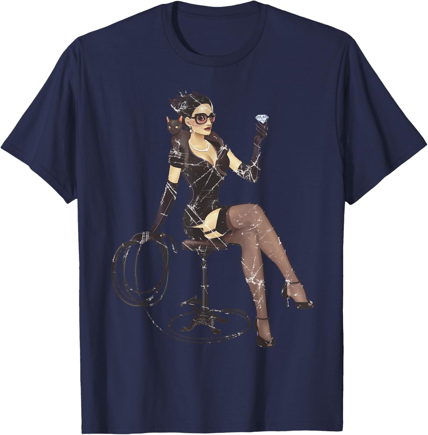 DC Bombshells Catwoman T-Shirt - T-Shirt | Navy