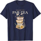 Bad Decisions Make Good Stories -Adults Tea Party Black Small Classic Fit Cotton Blend Short Sleeve T-Shirt - T-Shirt | Navy