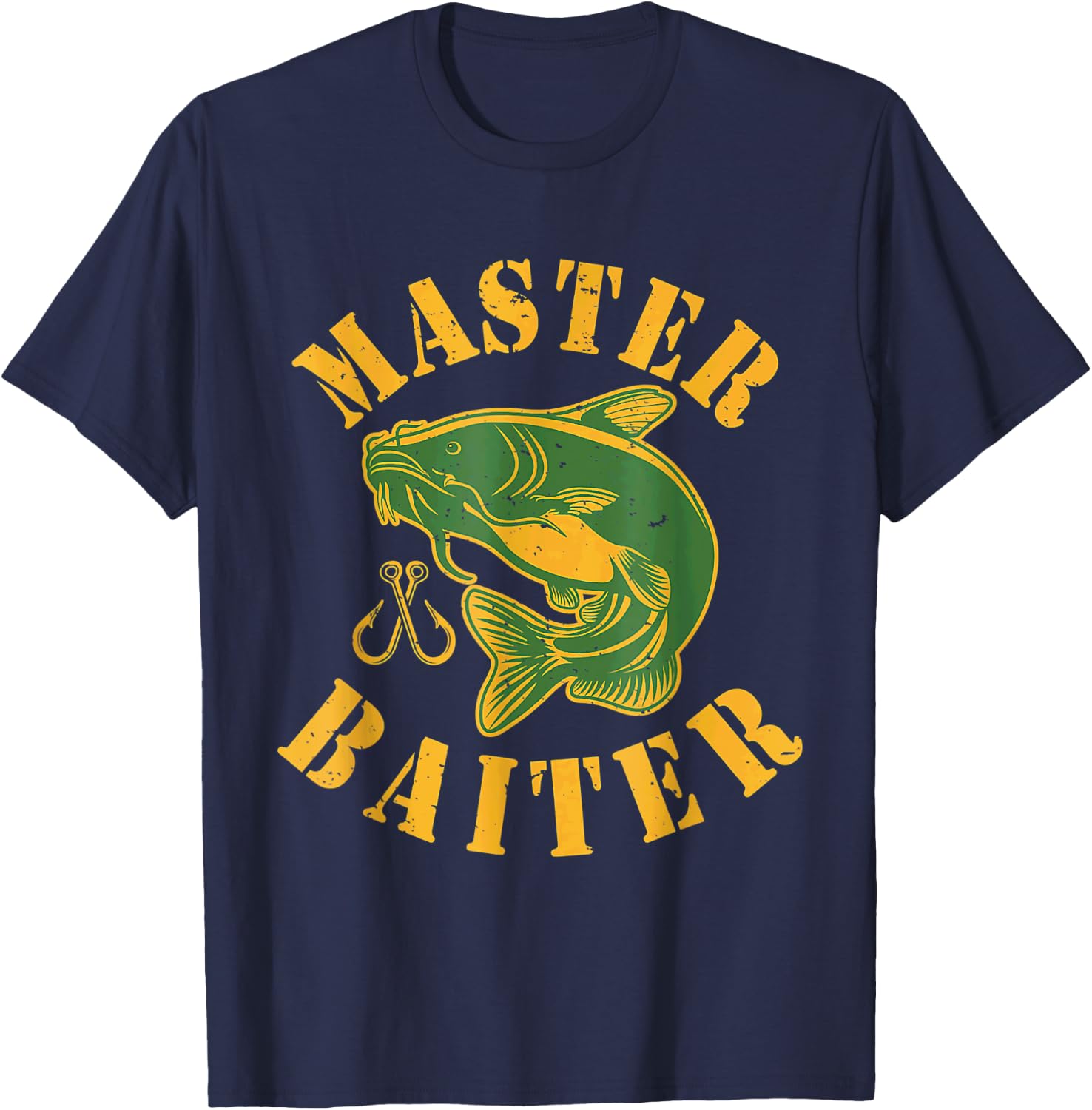 Master Baiter - Wels Catfish Hunter T-Shirt - T-Shirt | Navy