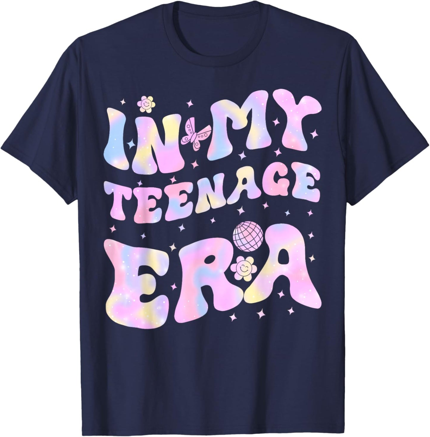 In My Teenage Era - 13th Birthday T-Shirt - T-Shirt | Navy